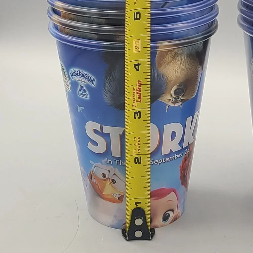 Set (50) promotional cups for the STORKS Movie Collectible Plastic New